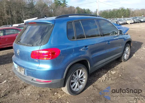 2018 Volkswagen Tiguan Limited 2.0T from USA, damaged, VIN WVGAV7AX1JK005493